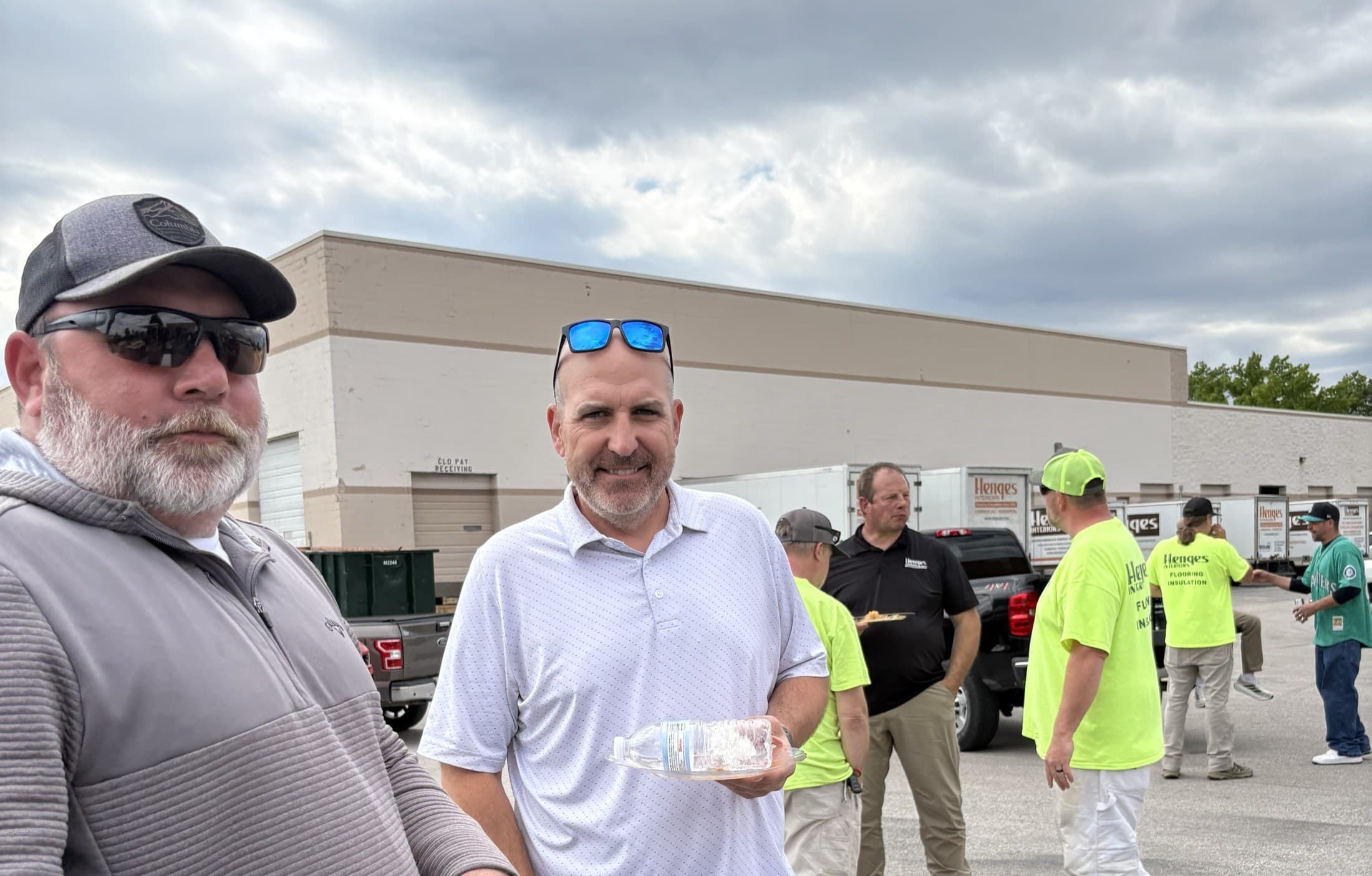 Two Henges team members enjoying a company appreciation event