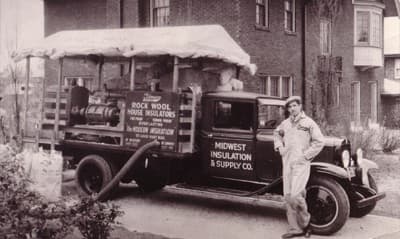 Original Henges insulation truck, April 1932